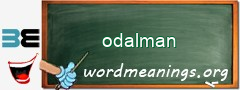 WordMeaning blackboard for odalman